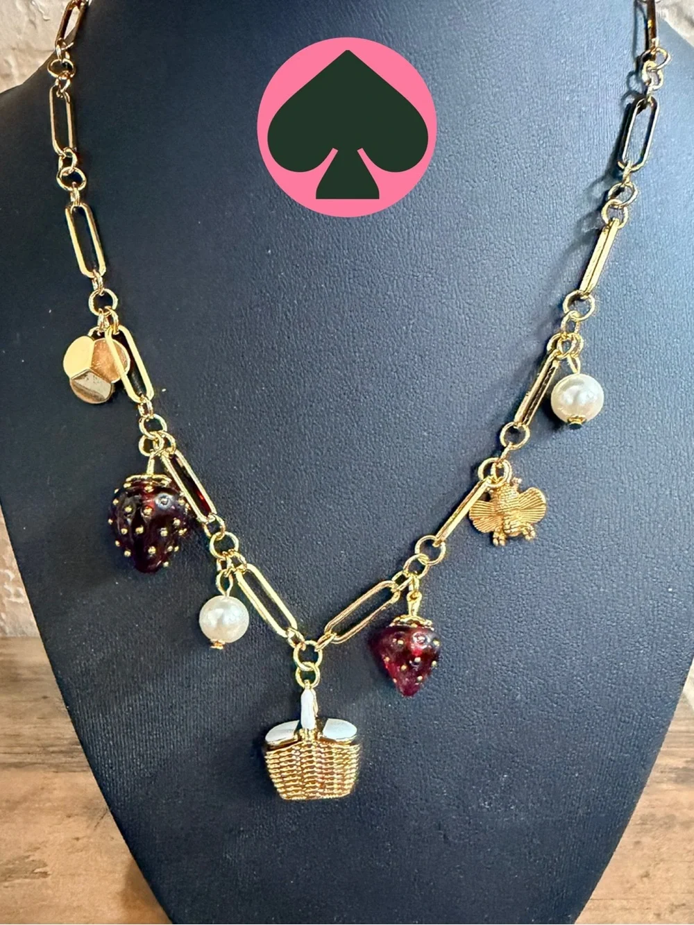 KATE SPADE Picnic Perfect Charm Necklace